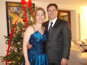 Me & the Mr before the party