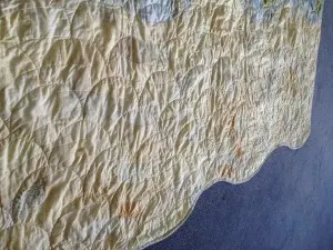 clamshell, beach, quilting