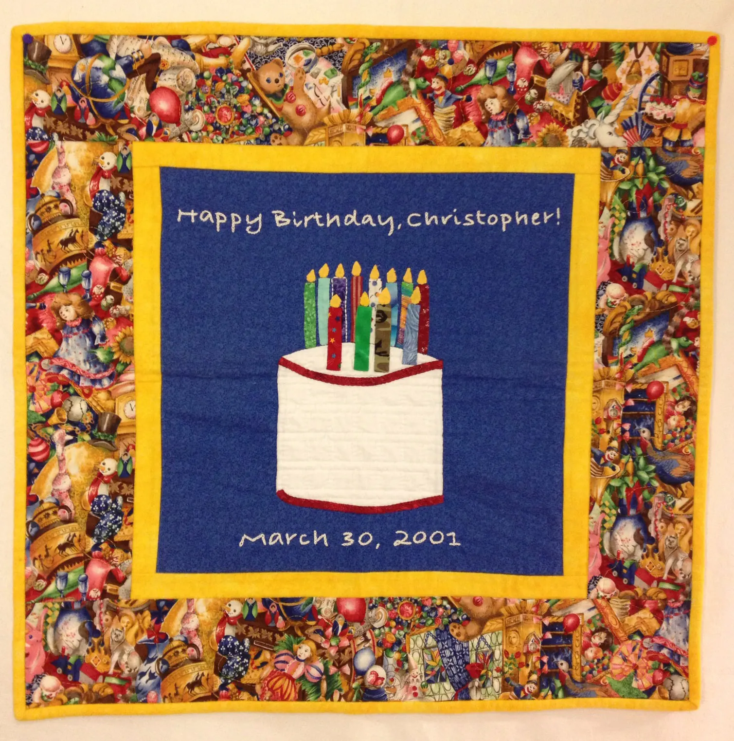 Birthday quilt