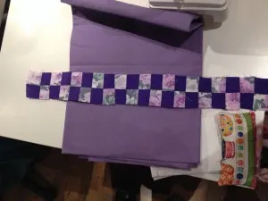Peaks, quilt, retreat, scraps