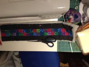 Peaks, quilt, retreat, scraps
