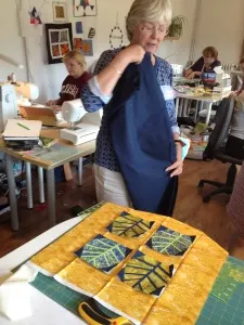 Peaks, retreat, quilt, paper piecing