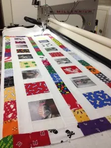 Ready to quilt on Indy the Longarm